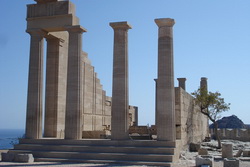 остров Родос Храм Афины Лидии